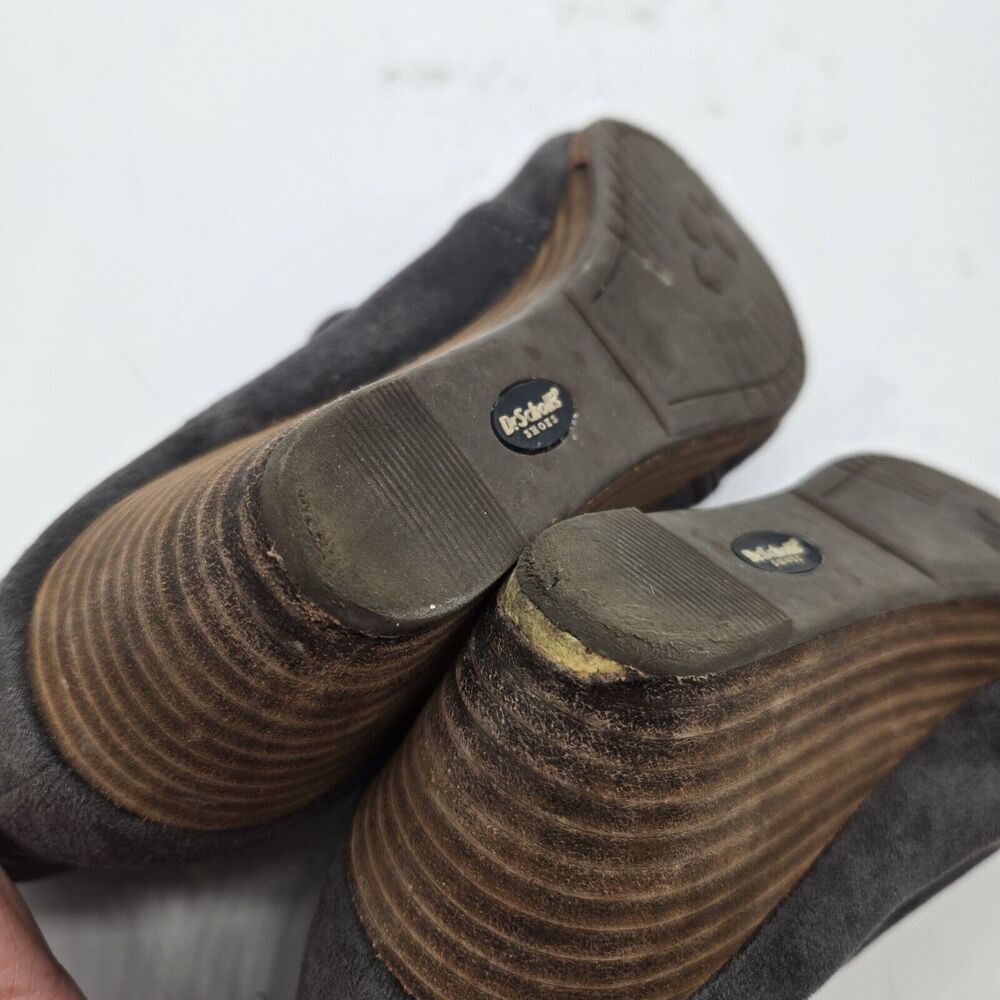 Dr Scholls Womens Ankle Booties Dakota Soft Wedge Heel Memory Foam Gray Size 9.5 - Picture 8 of 9